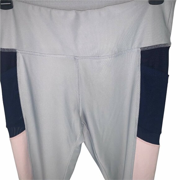 VOGO Athletics Women's M Medium Leggings Mesh Inserts Colorblock Compression Fit - Picture 2 of 5